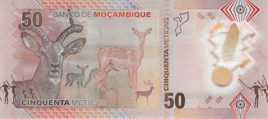 Mosambik p156a 50 Meticais 2024